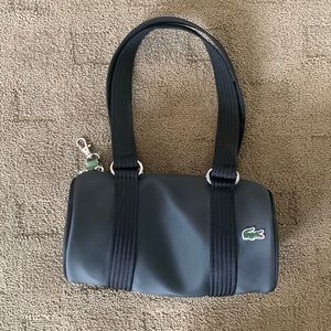 Black Lacoste Handbag Purse